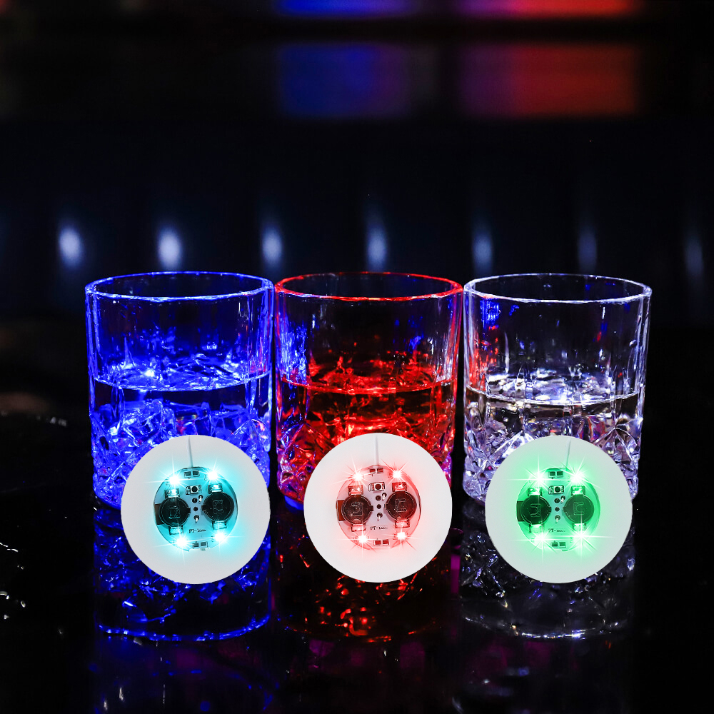 LED Coaster Sticker