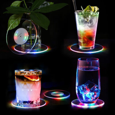 Light up coaster decoration