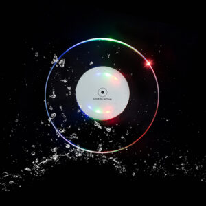 Transparent LED Coasters