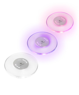 ABS-Abgerundeter-transparenter-LED-Untersetzer